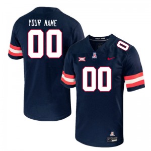 Men Custom Navy Arizona #00 Big 12 Conference Jersey 191242-248