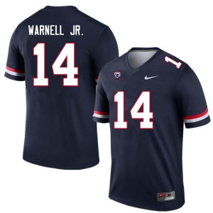 Men DJ Warnell Jr. Navy Wildcats #14 Jersey 582652-314