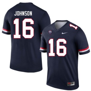 Men Dalton Johnson Navy Wildcats #16 Jersey 984114-342