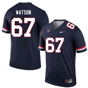 Men David Watson Navy Wildcats #67 Jersey 176306-386