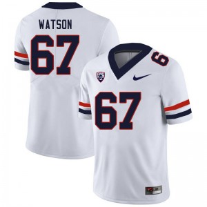 Men David Watson White Arizona #67 Jersey 858883-121