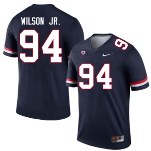 Men Dion Wilson Jr. Navy University of Arizona #94 Jersey 212973-586