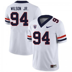 Men Dion Wilson Jr. White Arizona #94 Jersey 535005-373