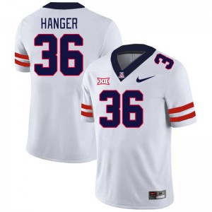 Men Dominic Hanger White University of Arizona #36 Big 12 Conference Jersey 684416-469