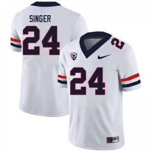 Men Dorian Singer White Arizona #24 Jersey 161109-123