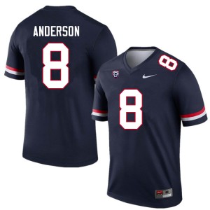 Men Drake Anderson Navy Arizona #8 Jersey 753500-786