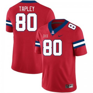 Men Dylan Tapley Red Arizona Wildcats #80 Big 12 Conference Jersey 841733-855