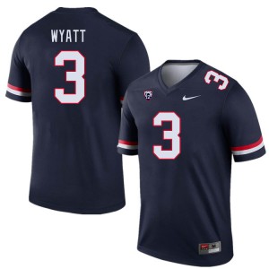 Men Dylan Wyatt Navy Wildcats #3 Jersey 397929-443