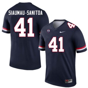 Men Eddie Siaumau-Sanitoa Navy Arizona #41 Jersey 609947-613
