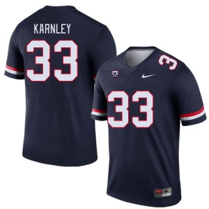 Men Emmanuel Karnley Navy Arizona #33 Jersey 246197-885