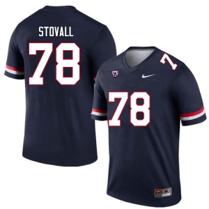 Men Grayson Stovall Navy Arizona Wildcats #78 Jersey 802739-515