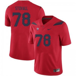 Men Grayson Stovall Red Arizona Wildcats #78 Jersey 970268-515