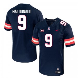 Men Gunner Maldonado Navy Arizona #9 Big 12 Conference Jersey 668167-608