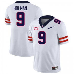 Men Jackson Holman White Arizona #9 Big 12 Conference Jersey 659086-448