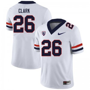 Men Jaden Clark White Arizona #26 Jersey 657353-552