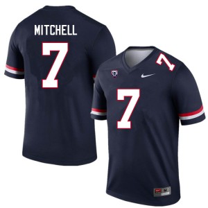 Men Jaden Mitchell Navy University of Arizona #7 Jersey 786938-990