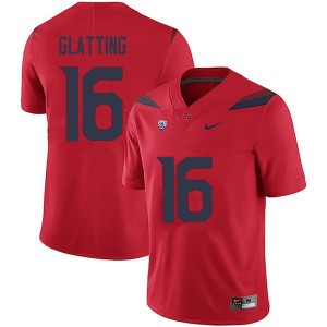 Men Jake Glatting Red Arizona #16 Jersey 806601-937