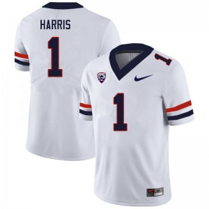 Men Jalen Harris White Wildcats #1 Jersey 989510-893