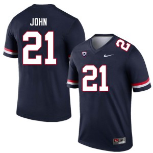 Men Jalen John Navy Wildcats #21 Jersey 519894-633