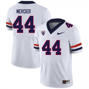 Men Jeremy Mercier White Wildcats #44 Jersey 911764-670