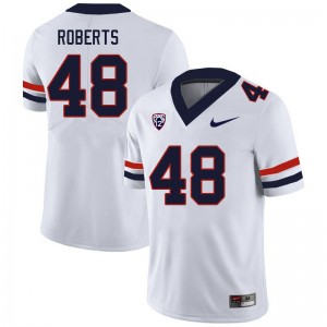 Men Jerry Roberts White Arizona #48 Jersey 268890-934