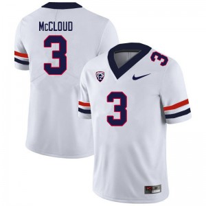 Men Jordan McCloud White Wildcats #3 Jersey 659412-673