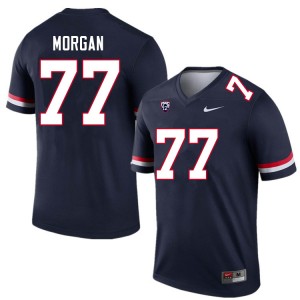 Men Jordan Morgan Navy Arizona Wildcats #77 Jersey 404146-633