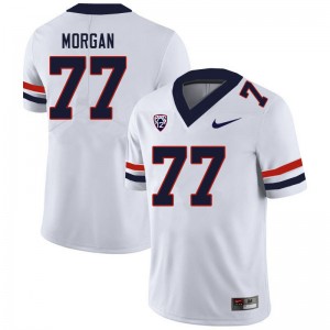 Men Jordan Morgan White Arizona Wildcats #77 Jersey 854579-856