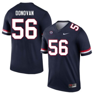 Men Josh Donovan Navy Arizona Wildcats #56 Jersey 200843-251