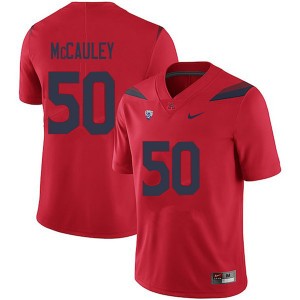 Men Josh McCauley Red University of Arizona #50 Jersey 280677-895