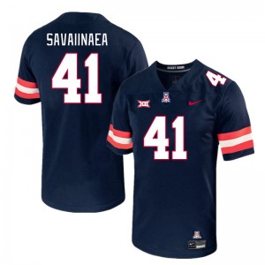 Men Julian Savaiinaea Navy University of Arizona #41 Big 12 Conference Jersey 683498-954