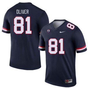 Men Julius Oliver Navy Wildcats #81 Jersey 671632-846