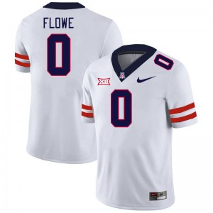 Men Justin Flowe White Arizona Wildcats #0 Big 12 Conference Jersey 672694-463