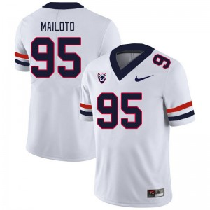 Men Keanu Mailoto White Arizona #95 Jersey 817463-293