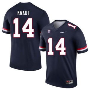 Men Logan Kraut Navy Arizona Wildcats #14 Jersey 310766-641