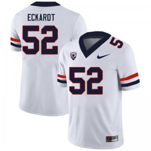 Men Lucas Eckardt White Wildcats #52 Jersey 449899-541