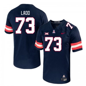 Men Matthew Lado Navy Wildcats #73 Big 12 Conference Jersey 454566-418
