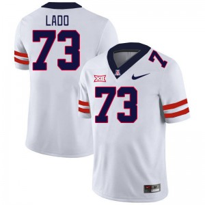 Men Matthew Lado White Arizona Wildcats #73 Big 12 Conference Jersey 740167-978