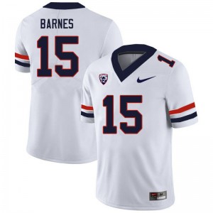 Men McKenzie Barnes White University of Arizona #15 Jersey 682170-754