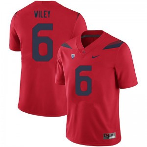 Men Michael Wiley Red Arizona #6 Jersey 894050-867