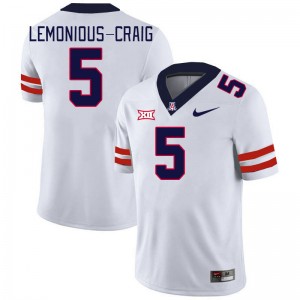 Men Montana Lemonious-Craig White Wildcats #5 Big 12 Conference Jersey 934693-813