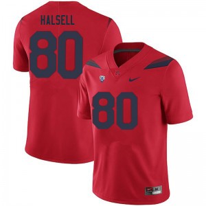 Men Nathan Halsell Red Wildcats #80 Jersey 584755-188