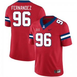 Men Nick Fernandez Red Arizona #96 Big 12 Conference Jersey 466093-264