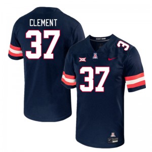 Men Nolan Clement Navy Wildcats #37 Big 12 Conference Jersey 769186-152