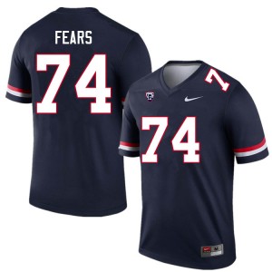 Men Paiton Fears Navy University of Arizona #74 Jersey 711021-767