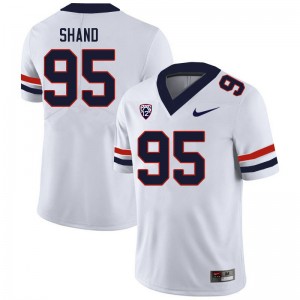 Men Paris Shand White Arizona Wildcats #95 Jersey 614809-686
