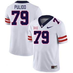 Men Raymond Pulido White Wildcats #79 Big 12 Conference Jersey 929256-832