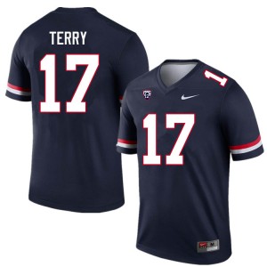 Men Regen Terry Navy Wildcats #17 Jersey 831134-475