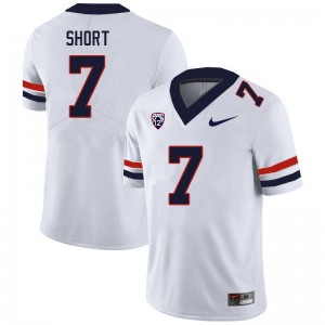 Men Rhedi Short White Arizona Wildcats #7 Jersey 159378-369