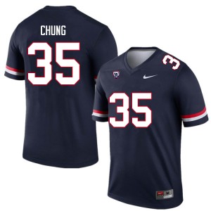 Men Samuel Chung Navy Arizona #35 Jersey 280182-406